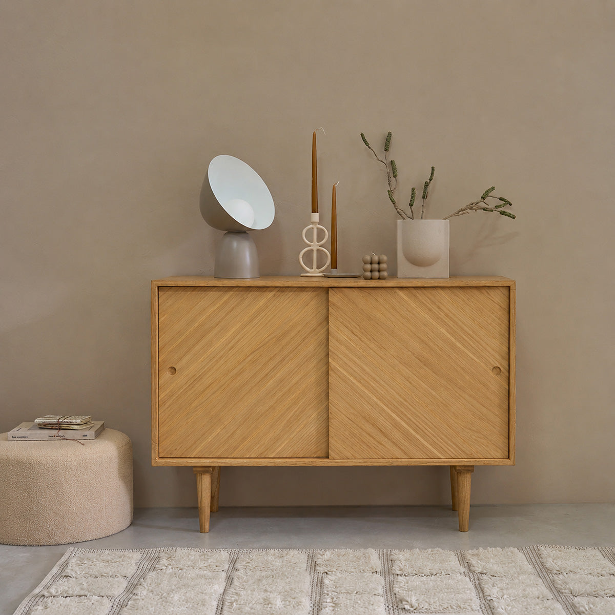 PACÔME - Cómoda mindi macizo de 120 cm