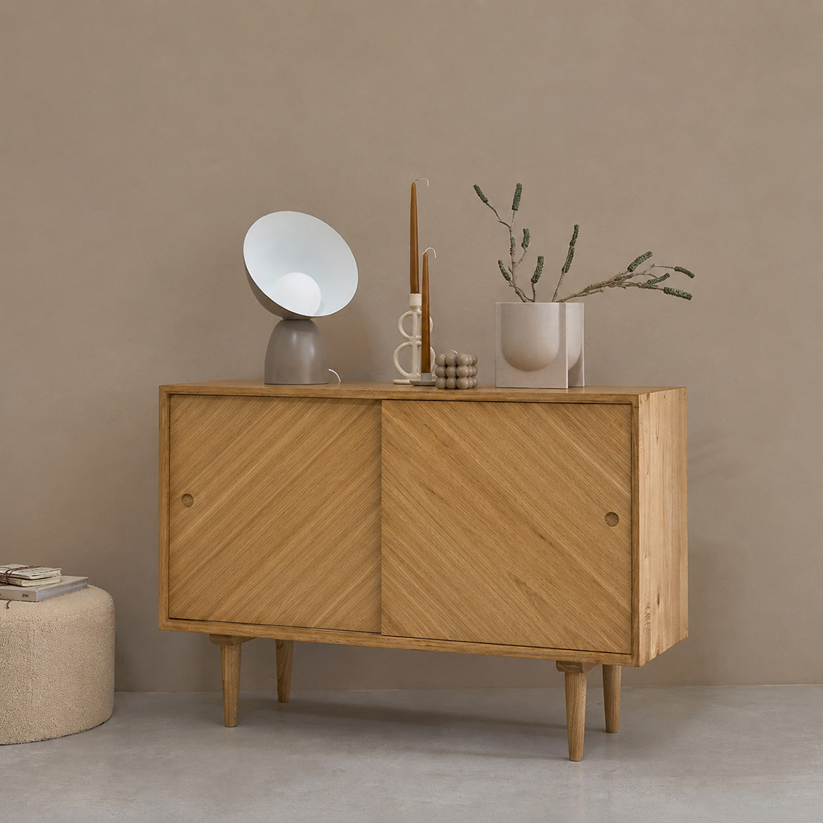 PACÔME - Cómoda mindi macizo de 120 cm