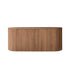 Mueble de baño suspendido de teca maciza de 140 cm