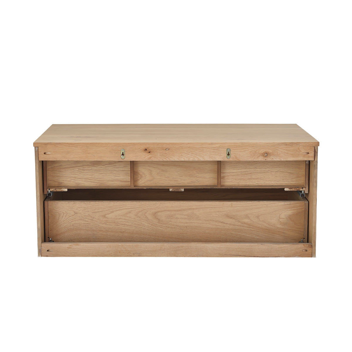 MARGAUX - Mueble suspendido para lavabo de roble macizo 120 cm