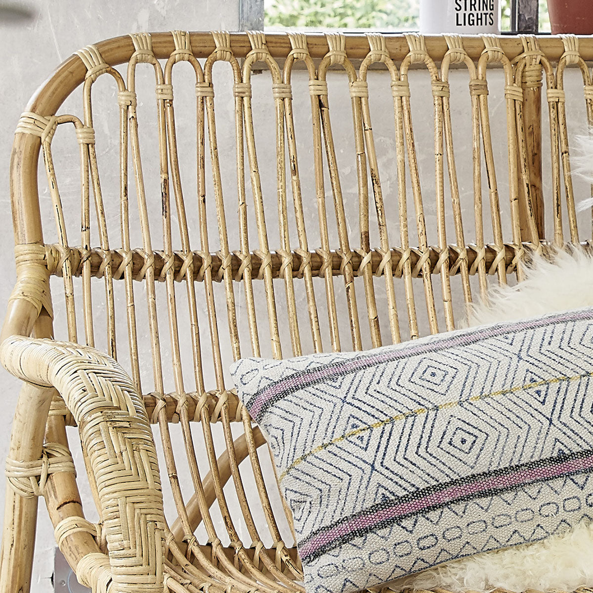 PAOLA - Banco de ratán