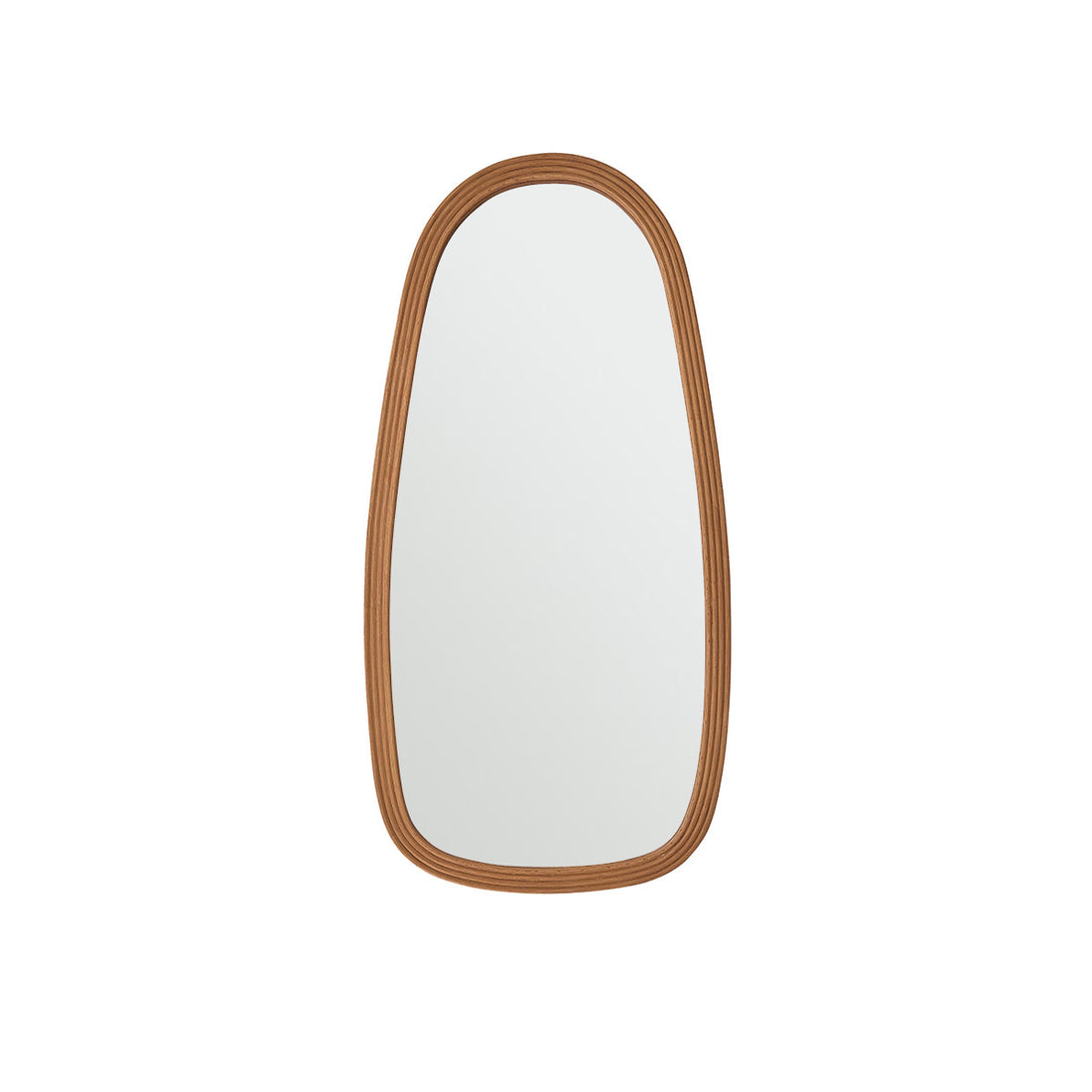 LEON - Espejo de ratán de 120x60 cm