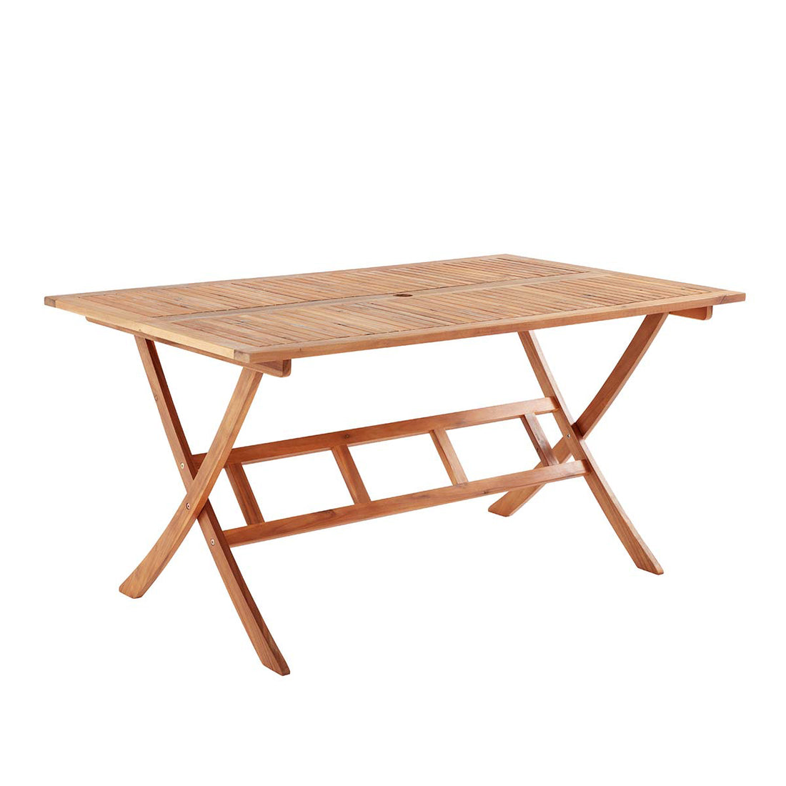 HANOÏ - Mesa de exterior de acacia maciza 6 pers.