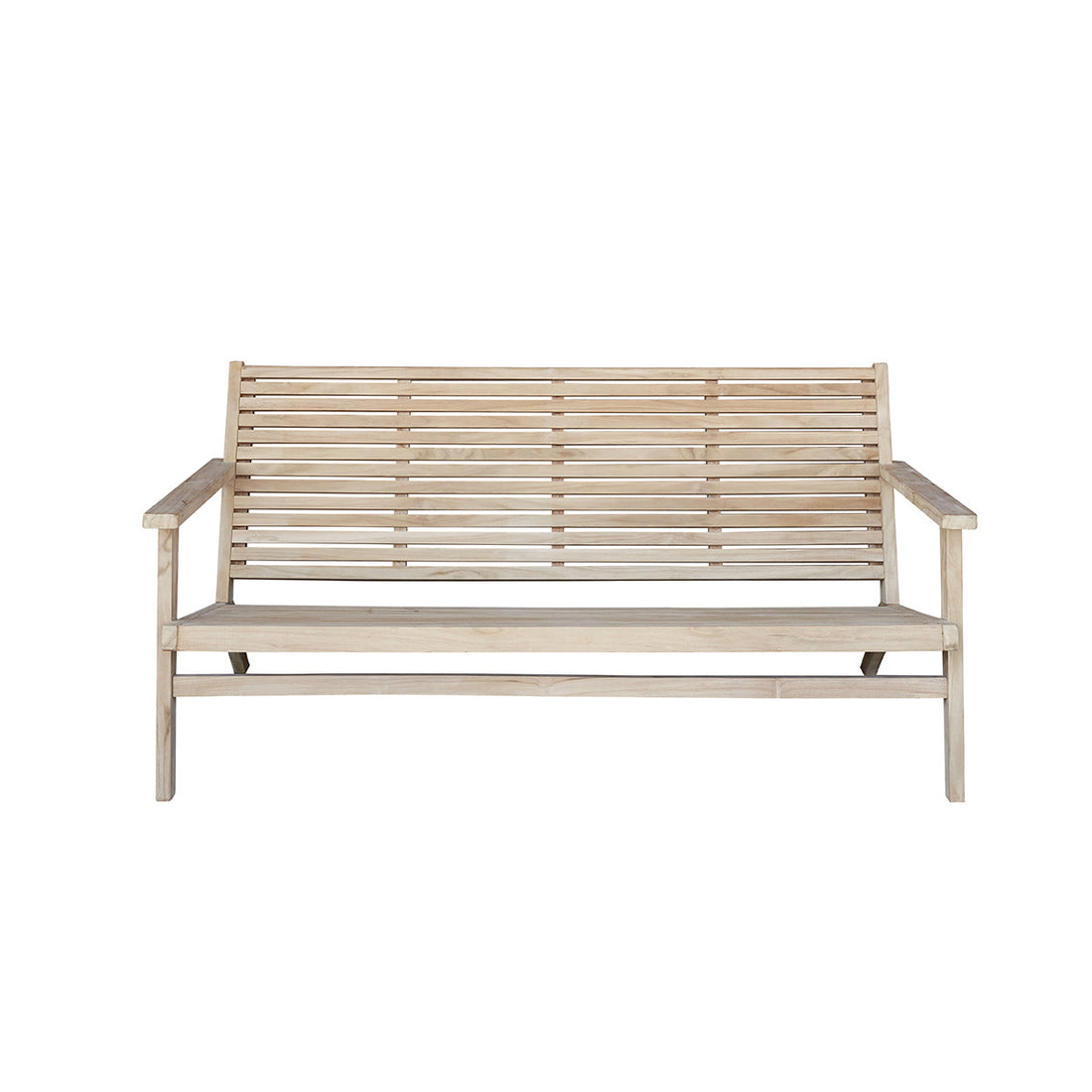 MALTE - Banco de teca maciza de 160 cm