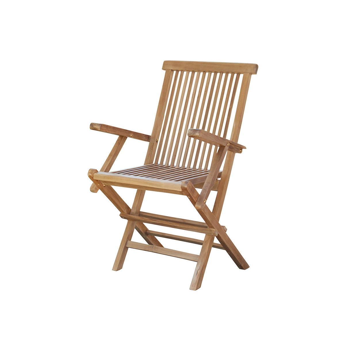 MIDLAND - Sillón de exterior plegable de teca maciza