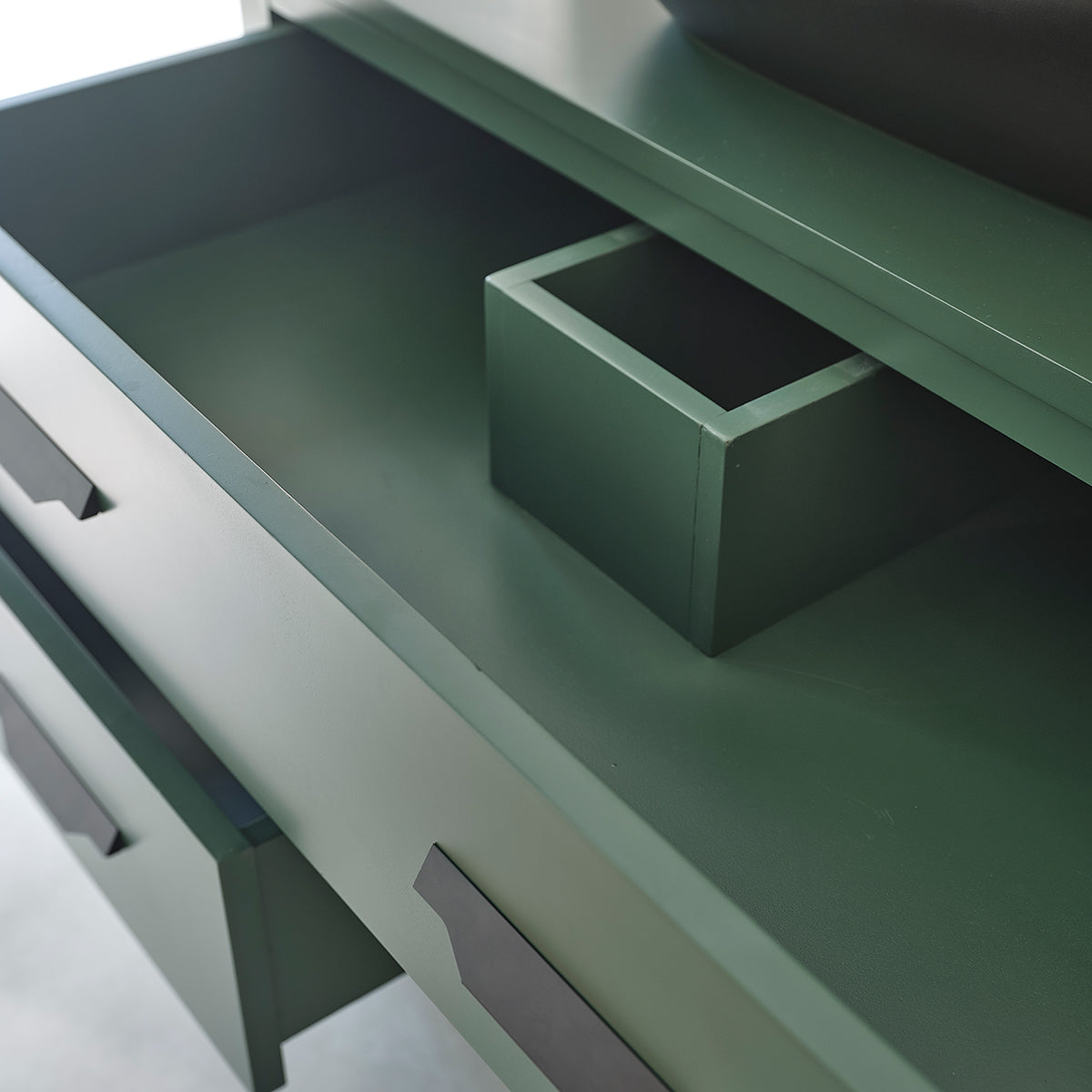 OLIVIA - Mueble para lavabo de acacia maciza de 90 cm