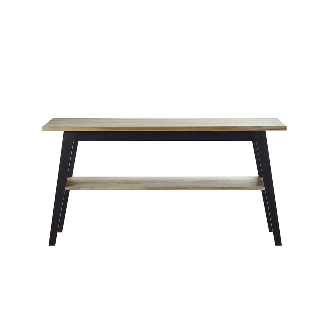 SARA - Mueble de baño de teca maciza patas negras 150 cm