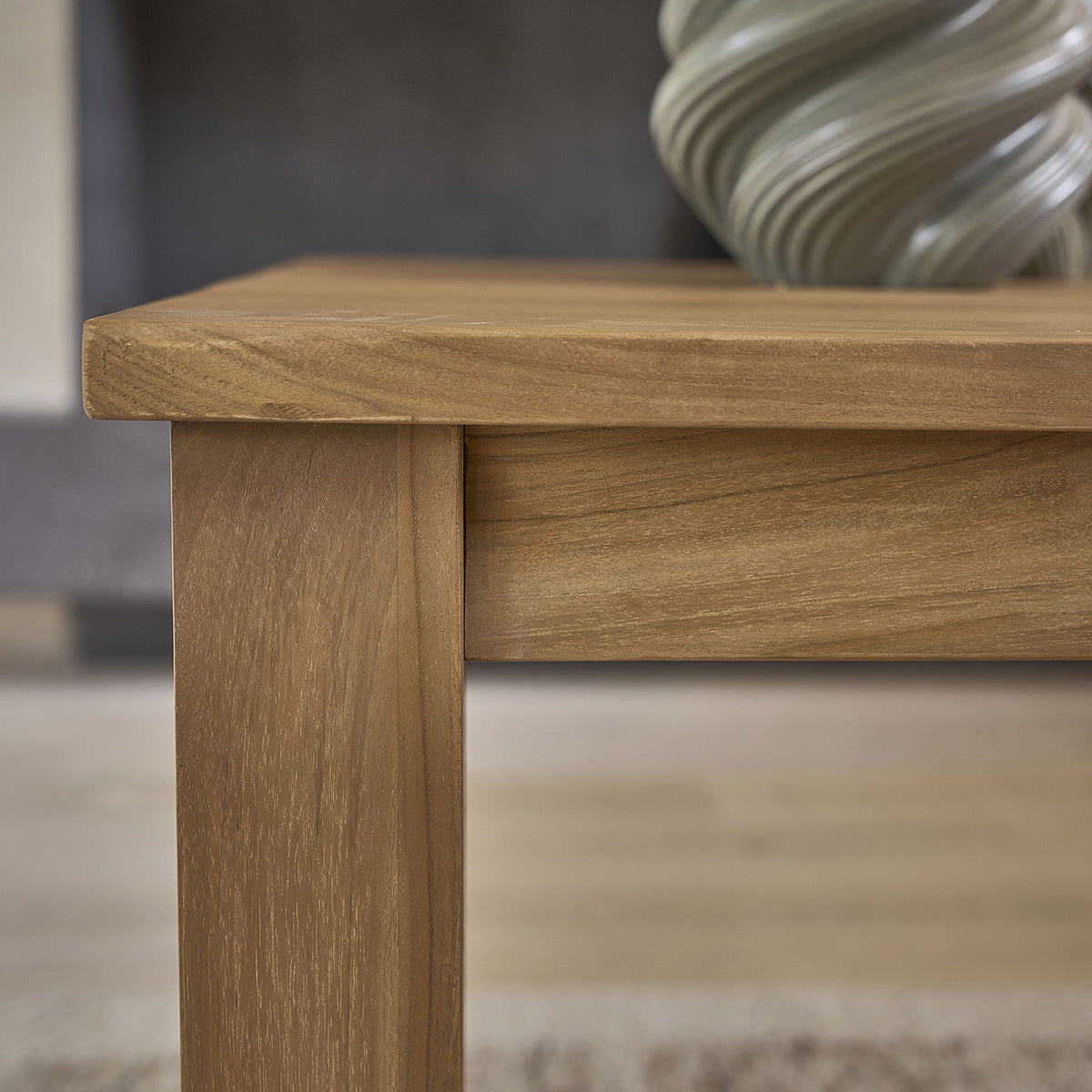 BOSTON - Mesa de teca maciza para 6 pers.