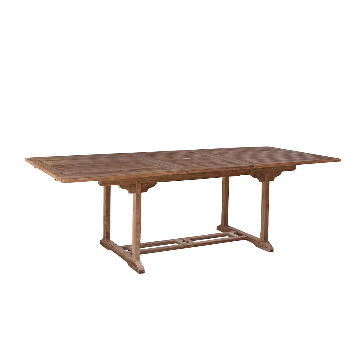 MALTE - Mesa de exterior extensible de teca maciza para 8/10 pers.