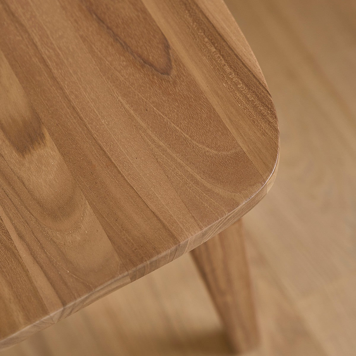 ADELE - Juego de 2 sillas de teca maciza