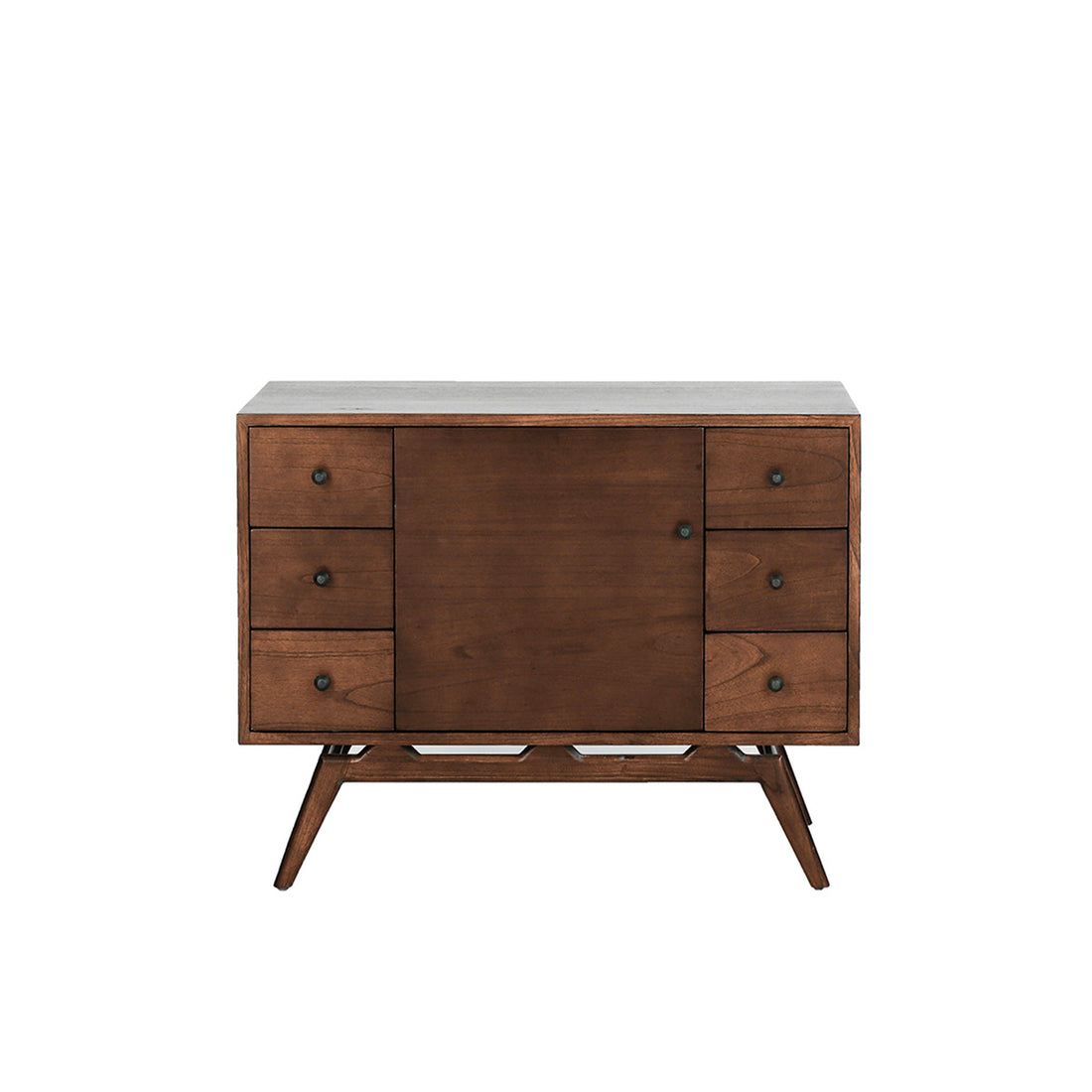 EMILE - Mueble de baño de mindi macizo 100 cm