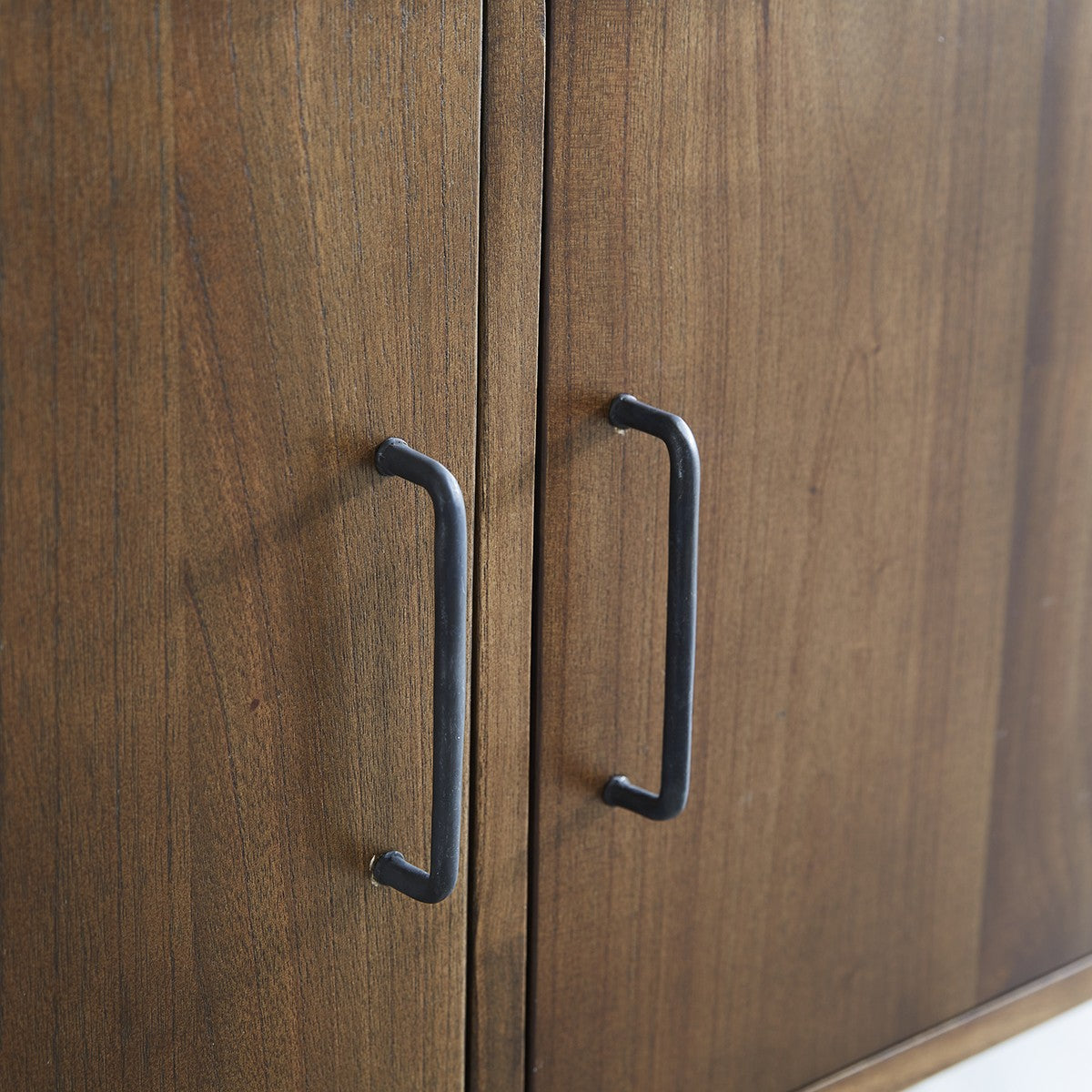 VINTAGE - Mueble de baño de mindi macizo 135 cm doble tablero