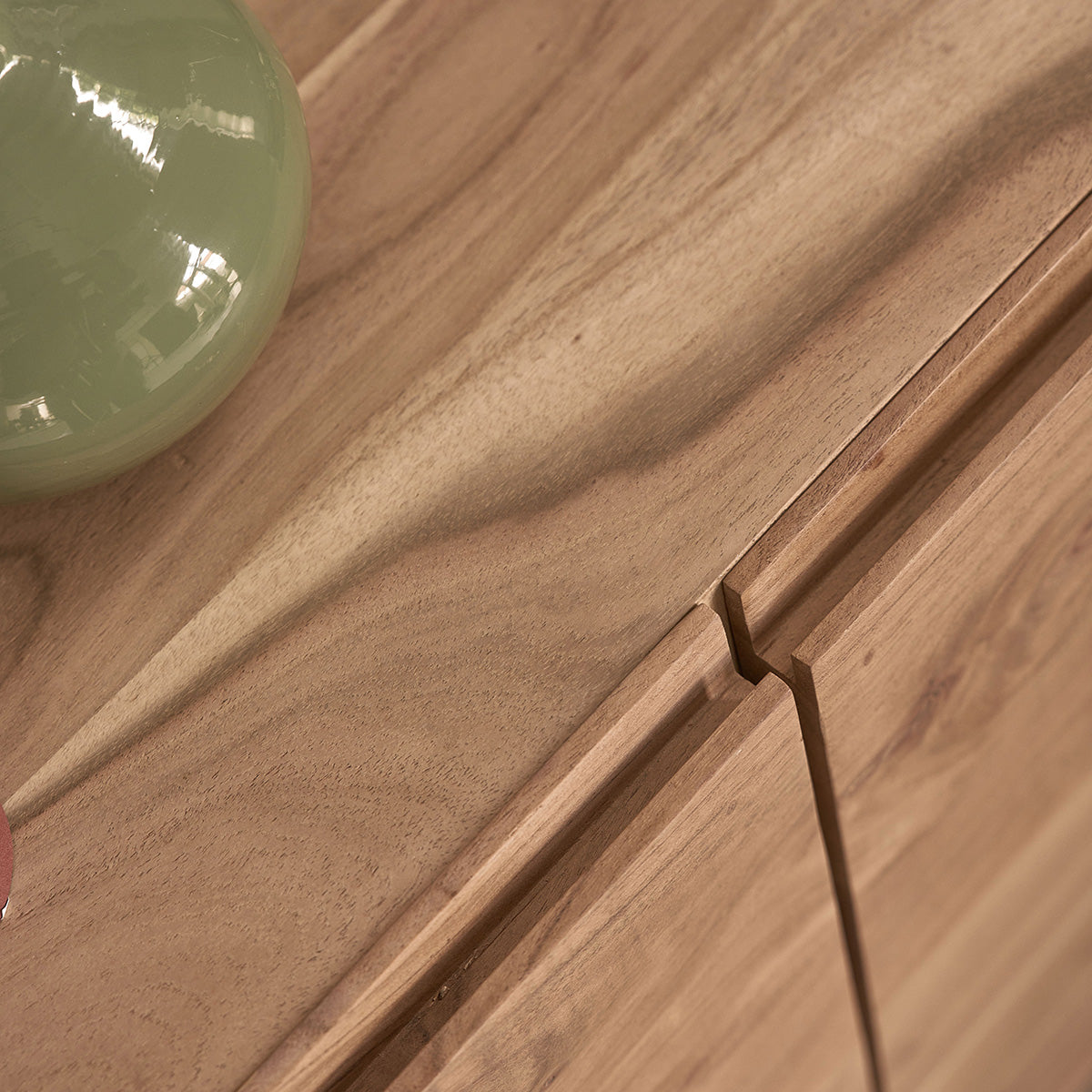 CALI - Aparador de madera maciza de acacia de 150 cm