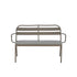 Banco de aluminio verde 118 cm