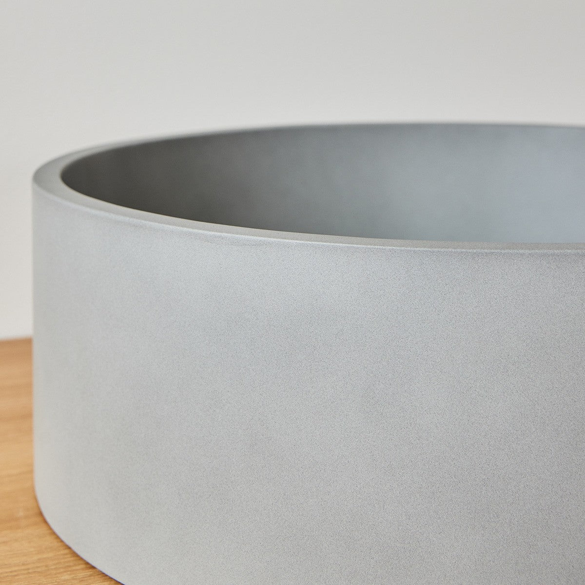 PURE - Lavabo de hormigón gris Ø37 cm