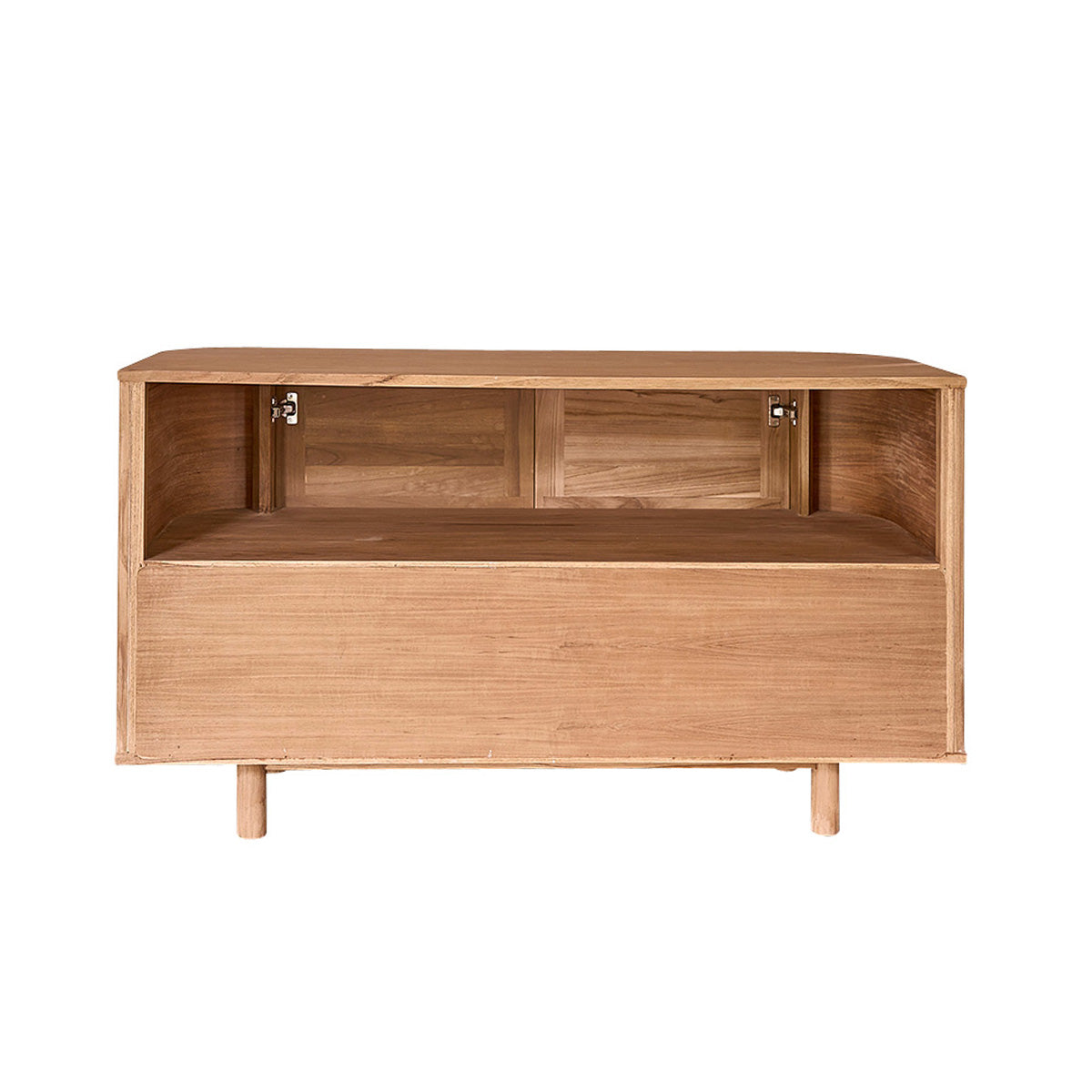 COLINE - Muebles para lavabo de teca maciza de 140 cm