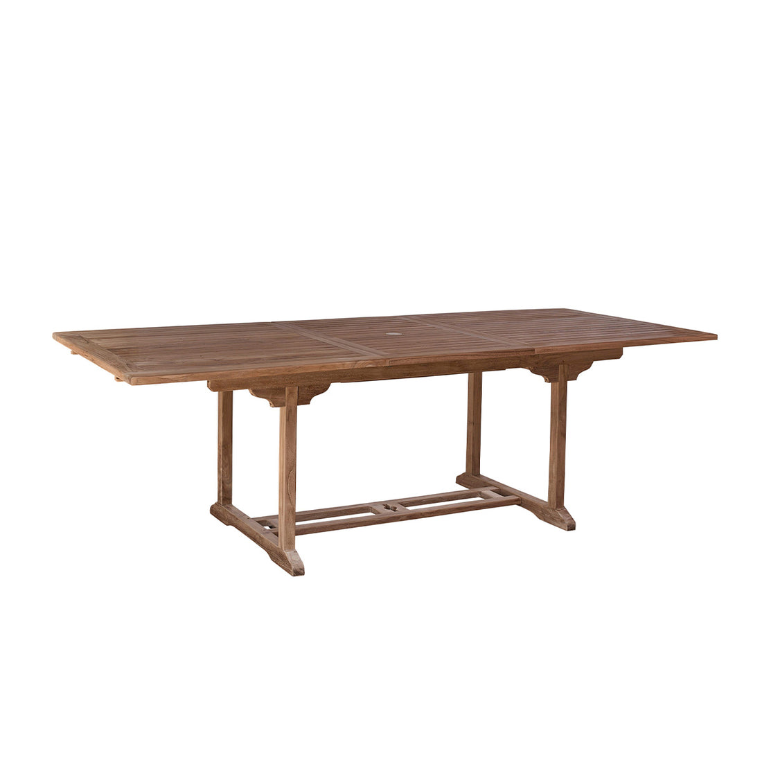 MALTE - Mesa de exterior extensible de teca maciza para 8/10 pers.