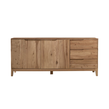 Aparador de madera maciza de acacia de 170 cm