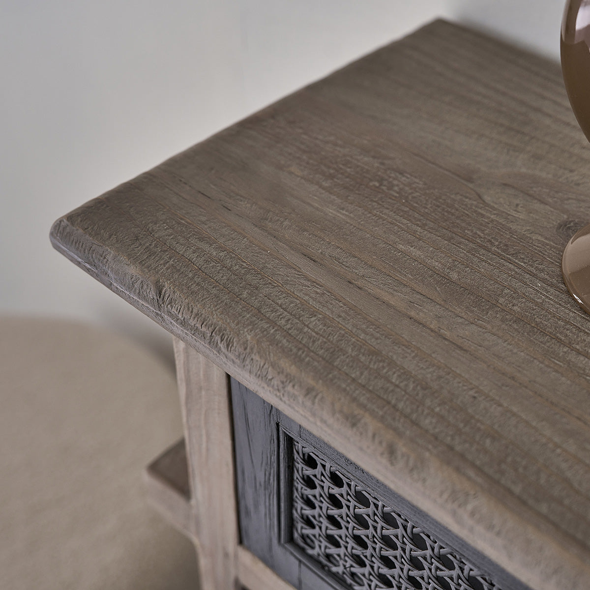 JUNKO - Consola de madera maciza reciclada 110 cm