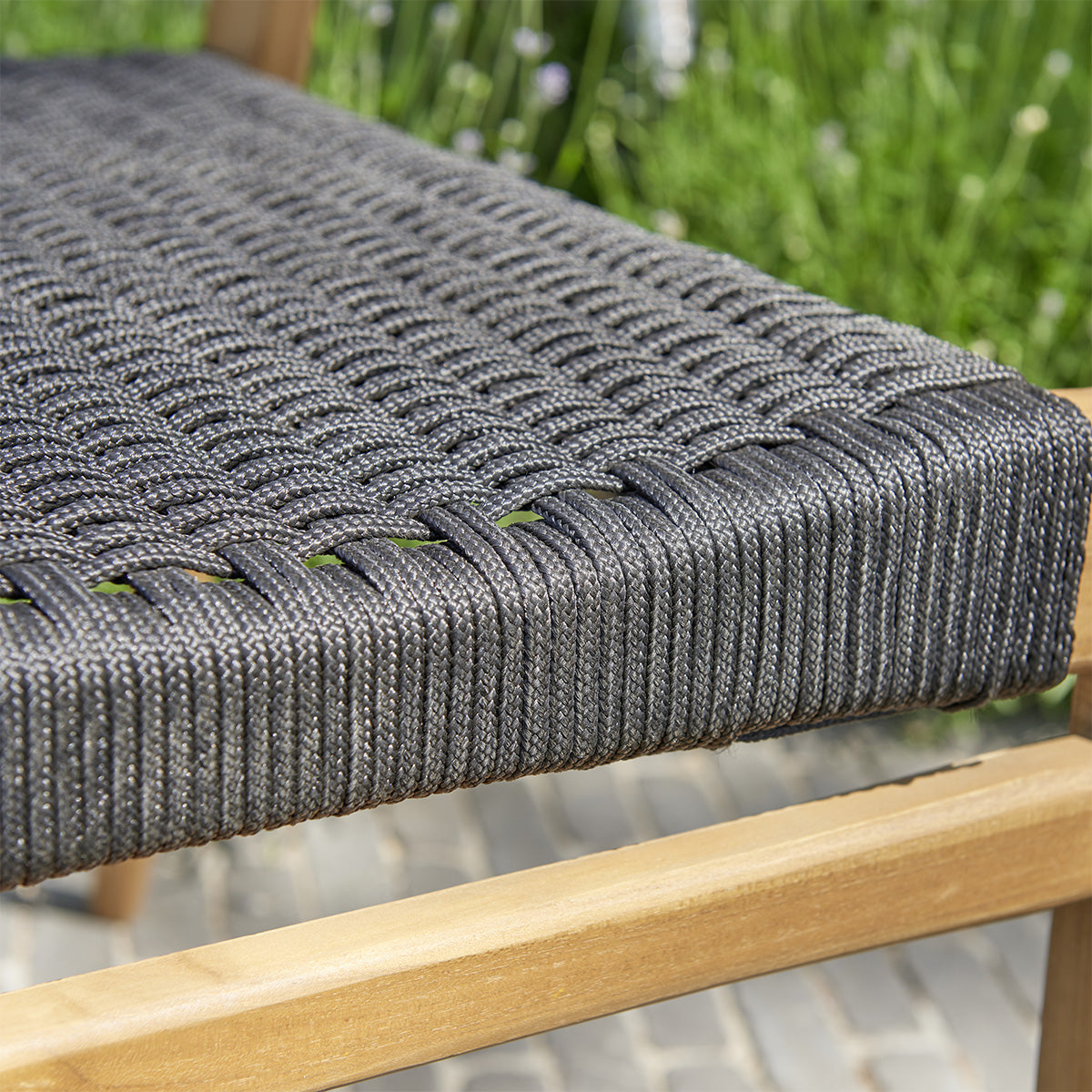 ESTHER - Salón de exterior de teca para 6 pers.