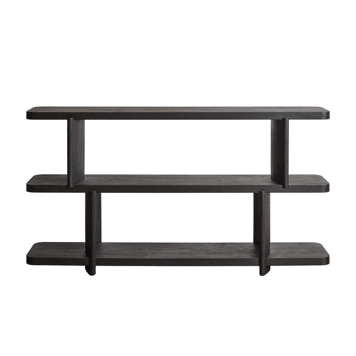 OTTO - Estantería baja de madera maciza de mindi, 160 cm de largo
