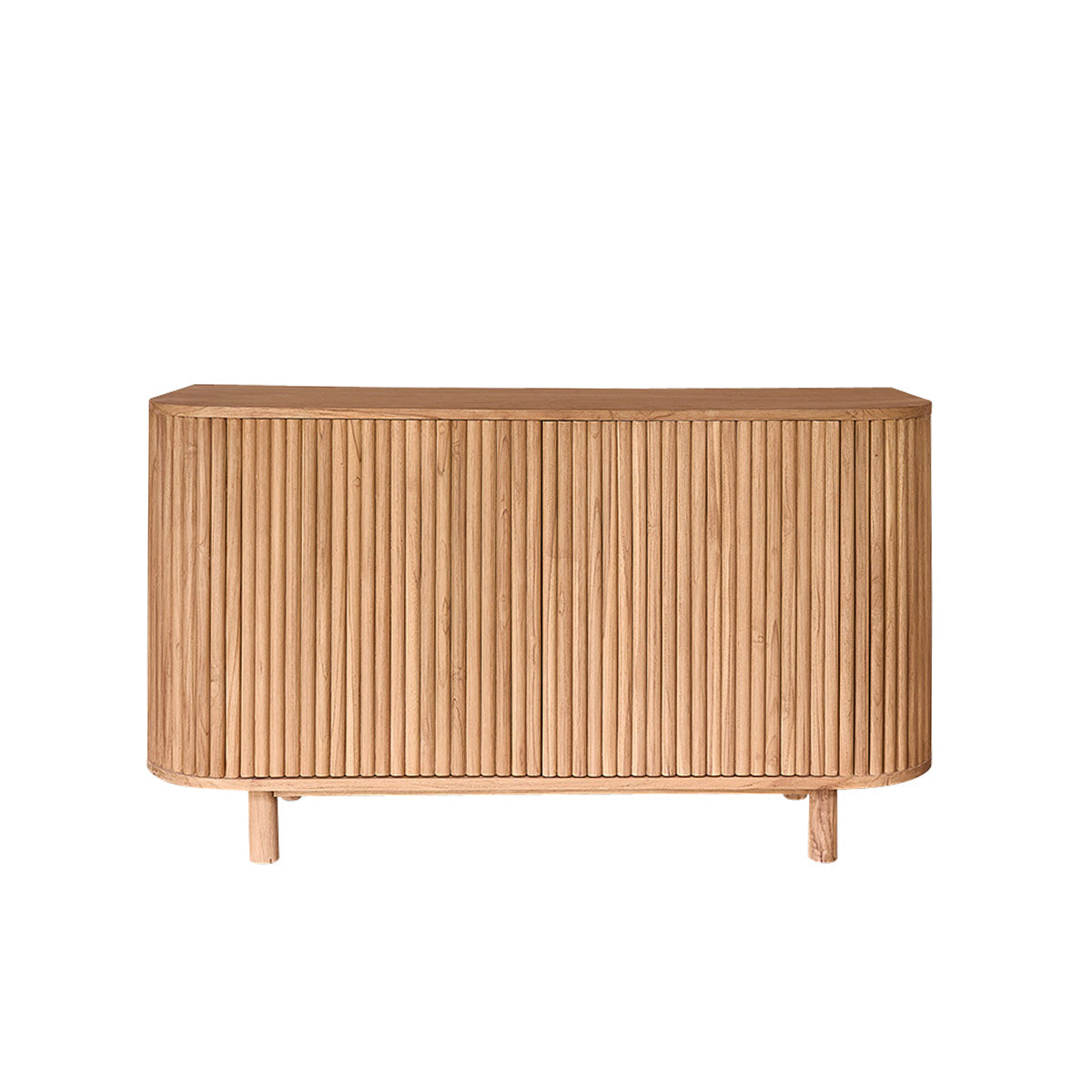 COLINE - Muebles para lavabo de teca maciza de 140 cm