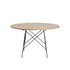 Mesa de mindi macizo redonda 4 pers.