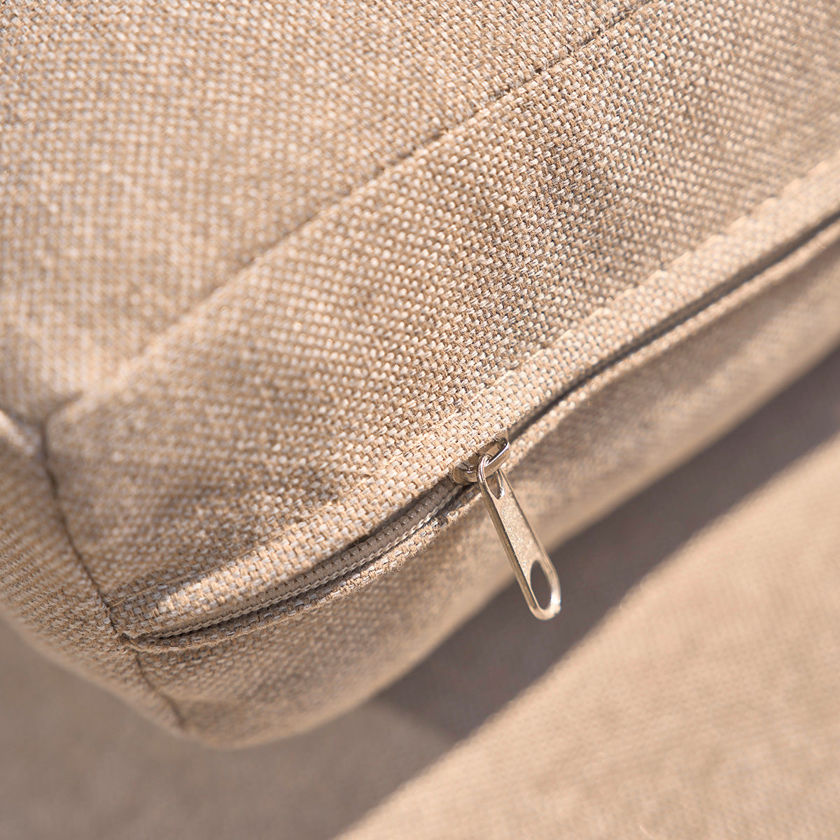 ALVAR - Conjunto de muebles de jardín bajo de aluminio