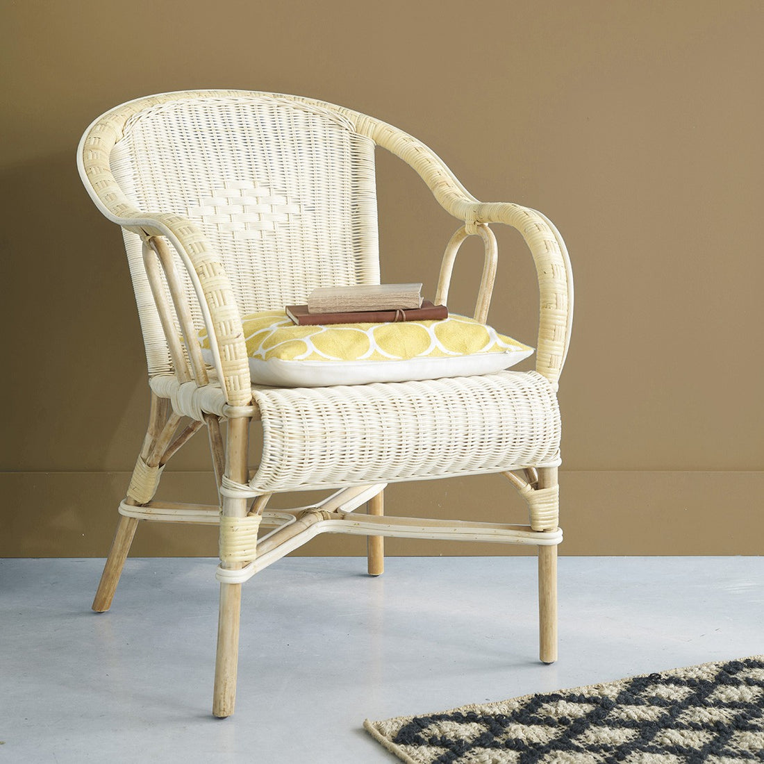 ALBANE - Sillón de ratán natural