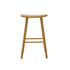 Taburete de teca maciza de 75 cm