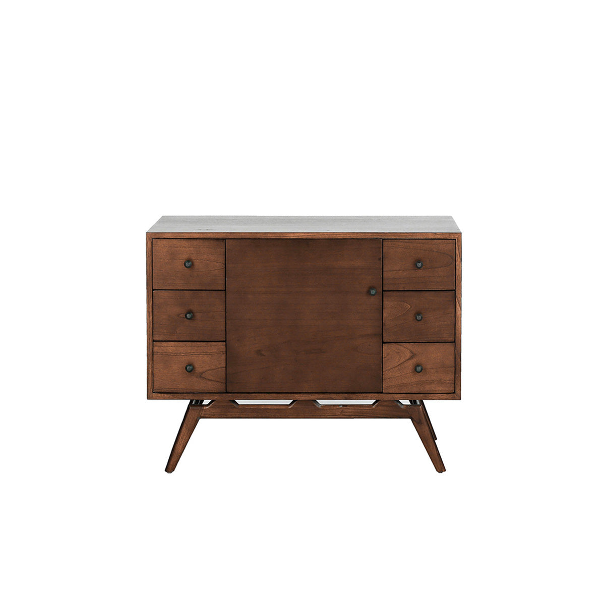 EMILE - Mueble de baño de mindi macizo 100 cm