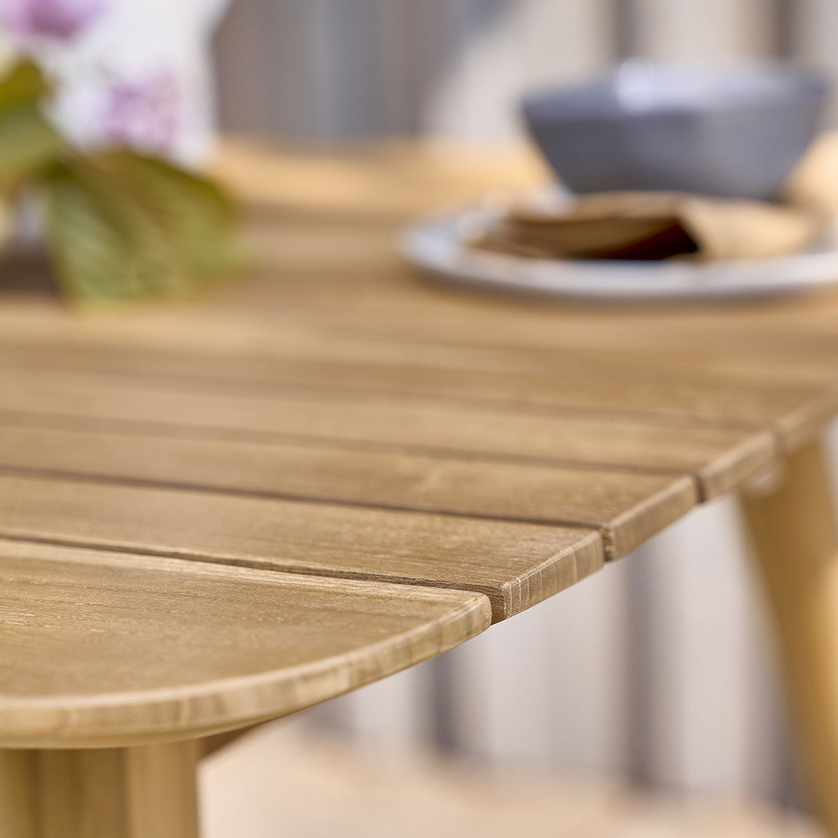 APRIL - Salón de exterior de teca maciza para 2/4 pers. ABRIL