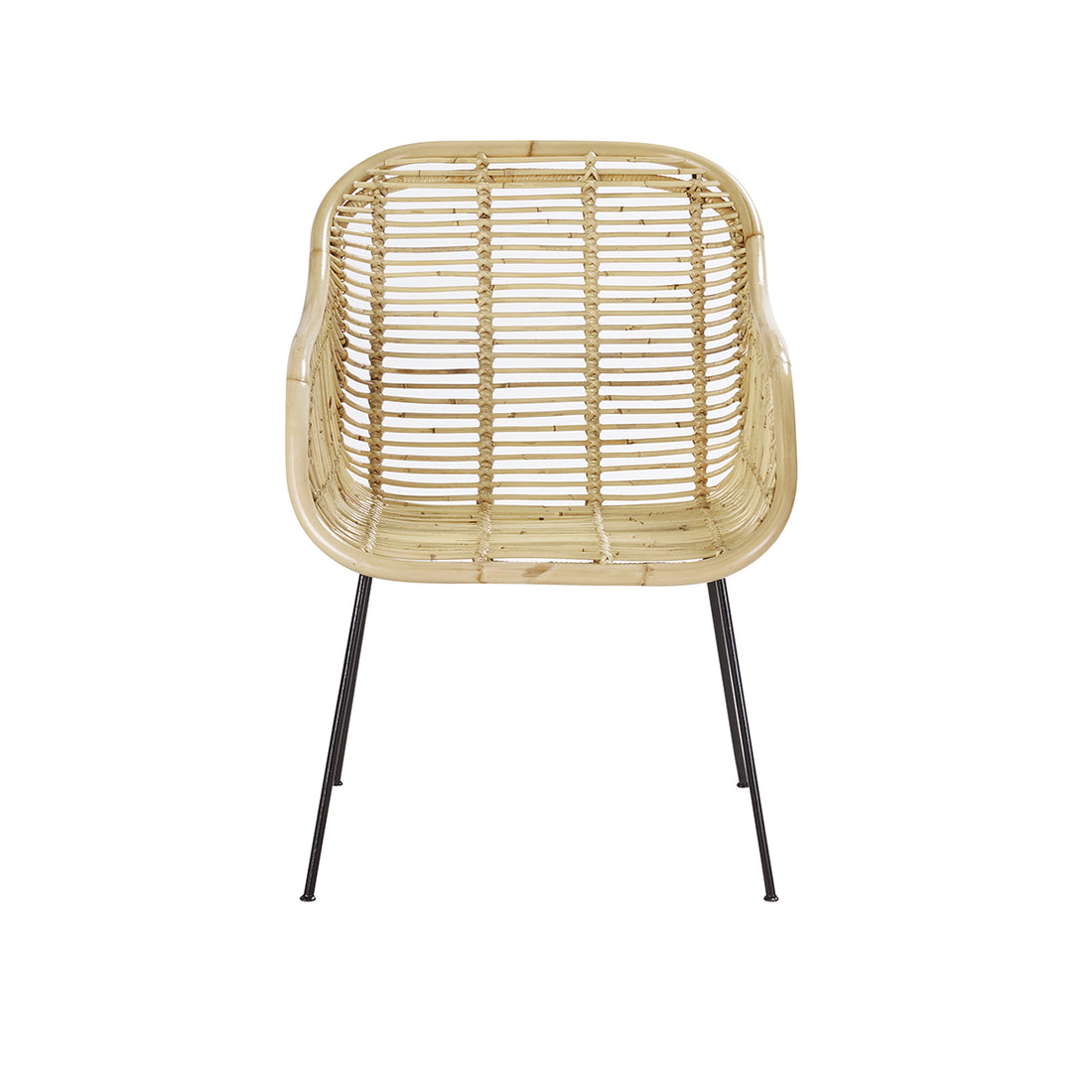 BOHO - Sillón de ratán y metal