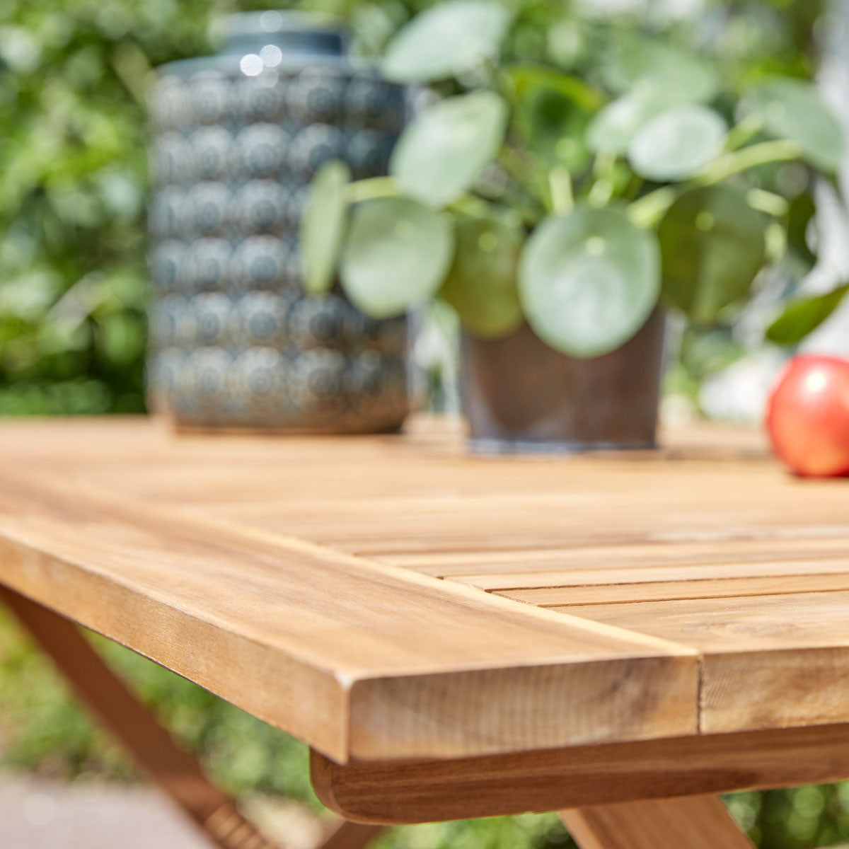 HANOÏ - Mesa de exterior de acacia maciza FSC 6 pers. HANOÏ