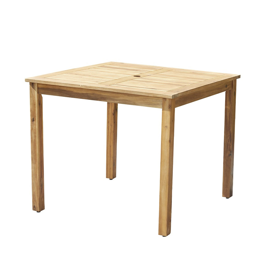 HANOÏ - Mesa de exterior cuadrada de acacia maciza FSC para 4 pers. HANOÏ