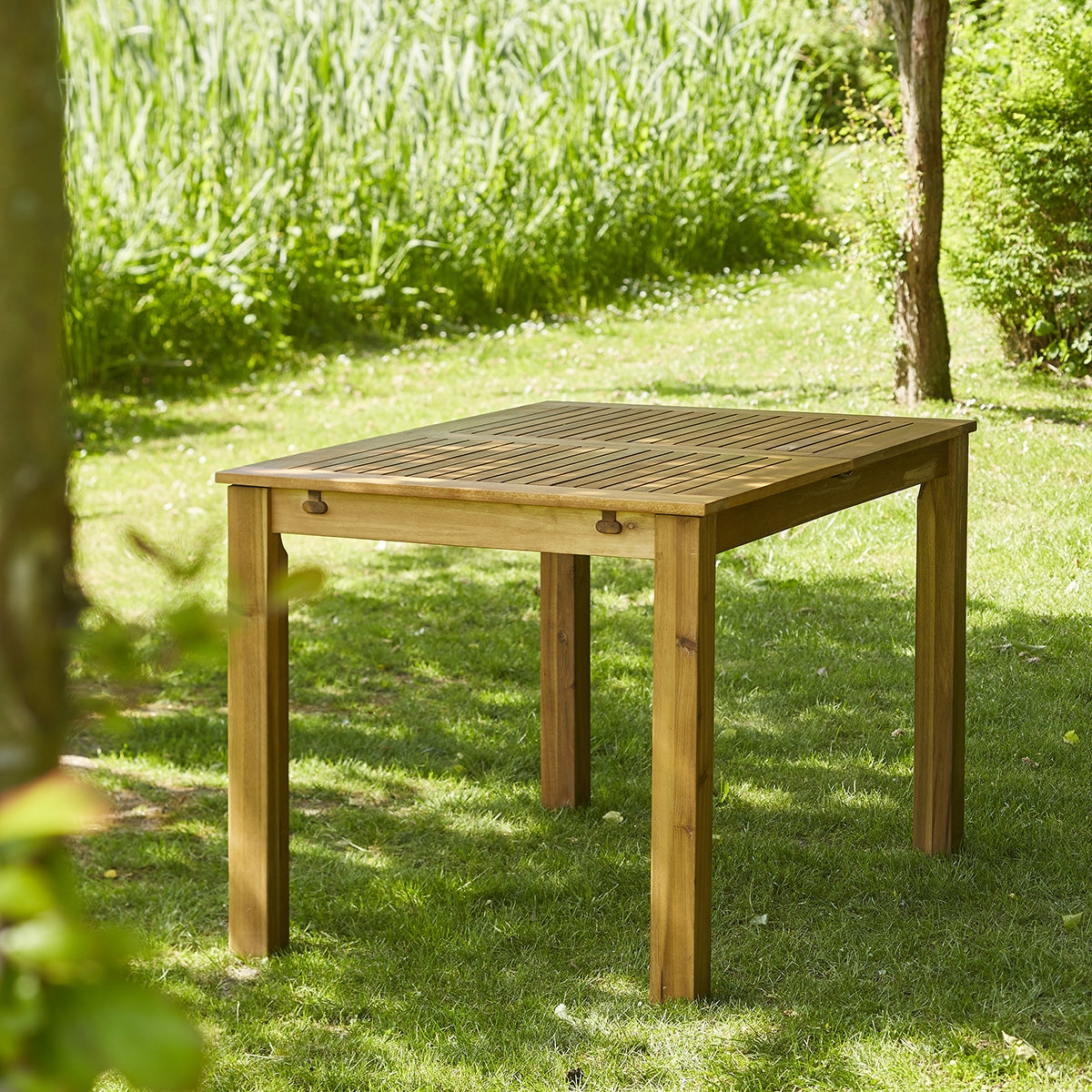 HANOÏ - Mesa de exterior de acacia de 6 pers.
