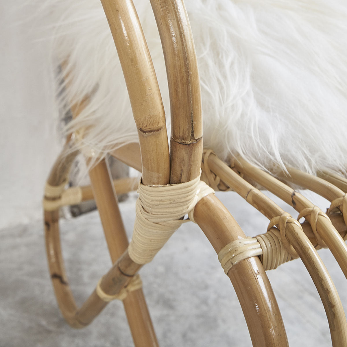 PAOLA - Lote de 2 sillones de ratán