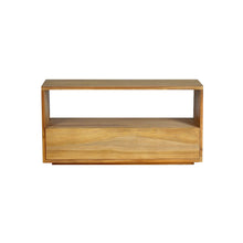 Mueble de TV de teca maciza 90 cm