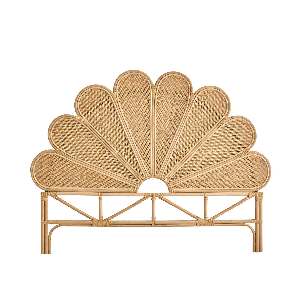 ROMY - Cabecero de ratán y rejilla 160 cm