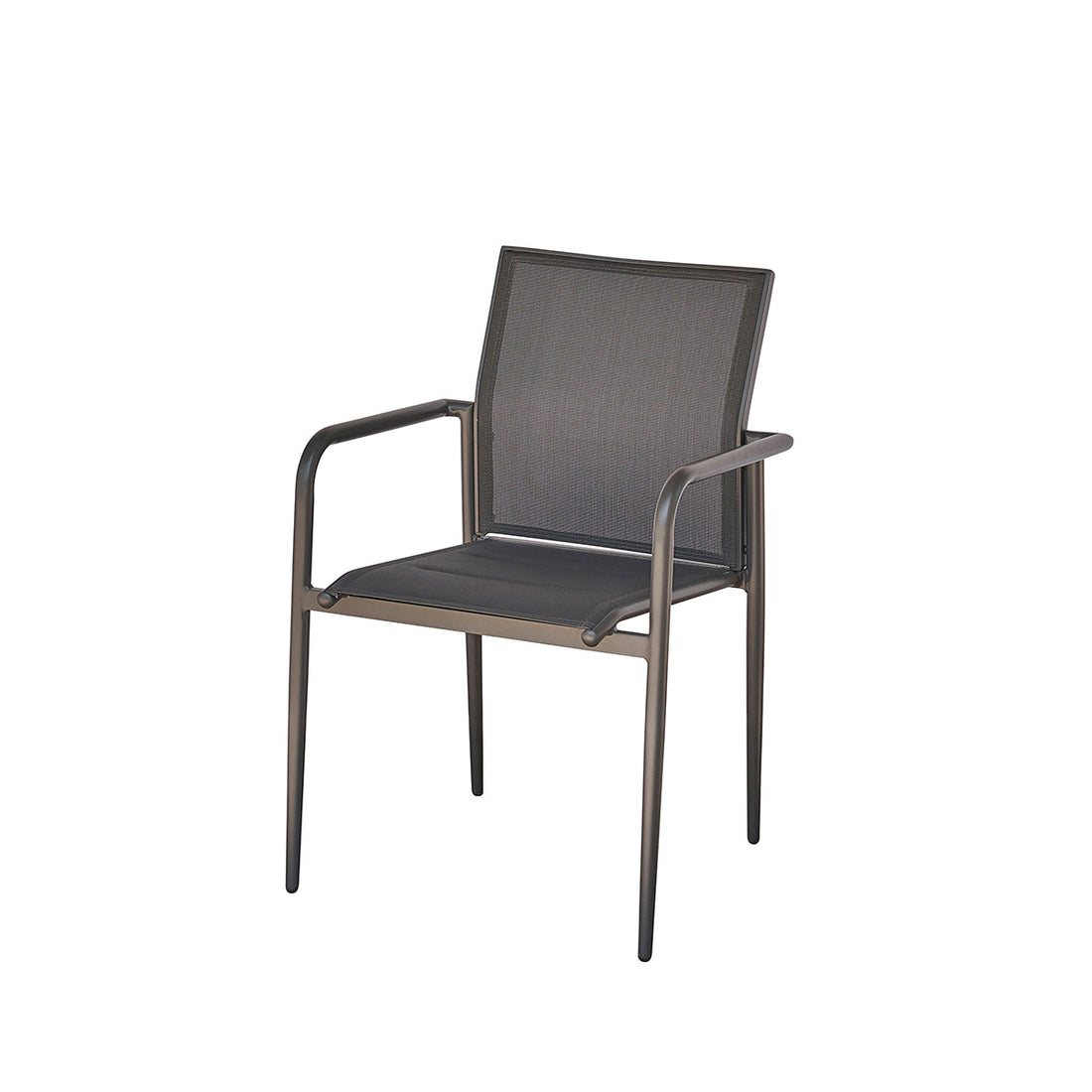 LAGON - Sillón de aluminio y textileno gris