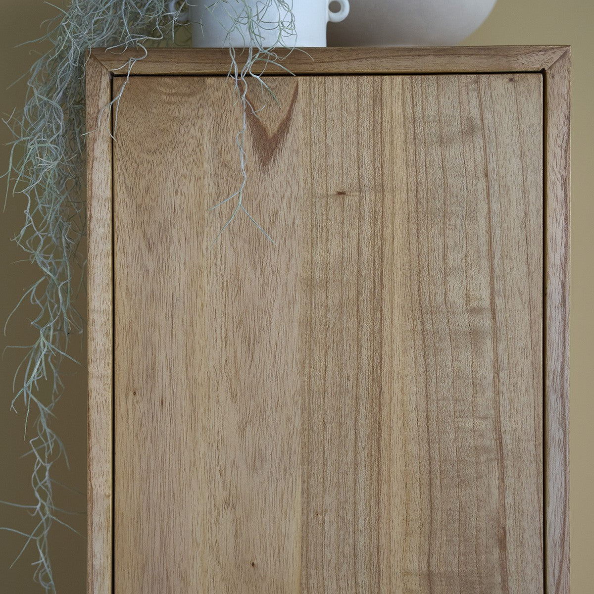 FIFTIES - Columna de baño de mindi macizo suspendida 120 cm