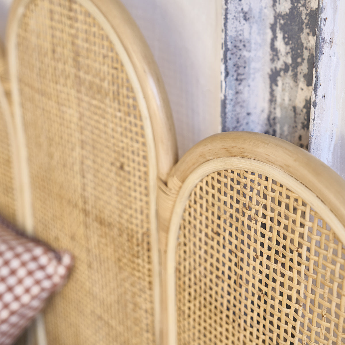 JANE - Cabecero de ratán y rejilla 160 cm