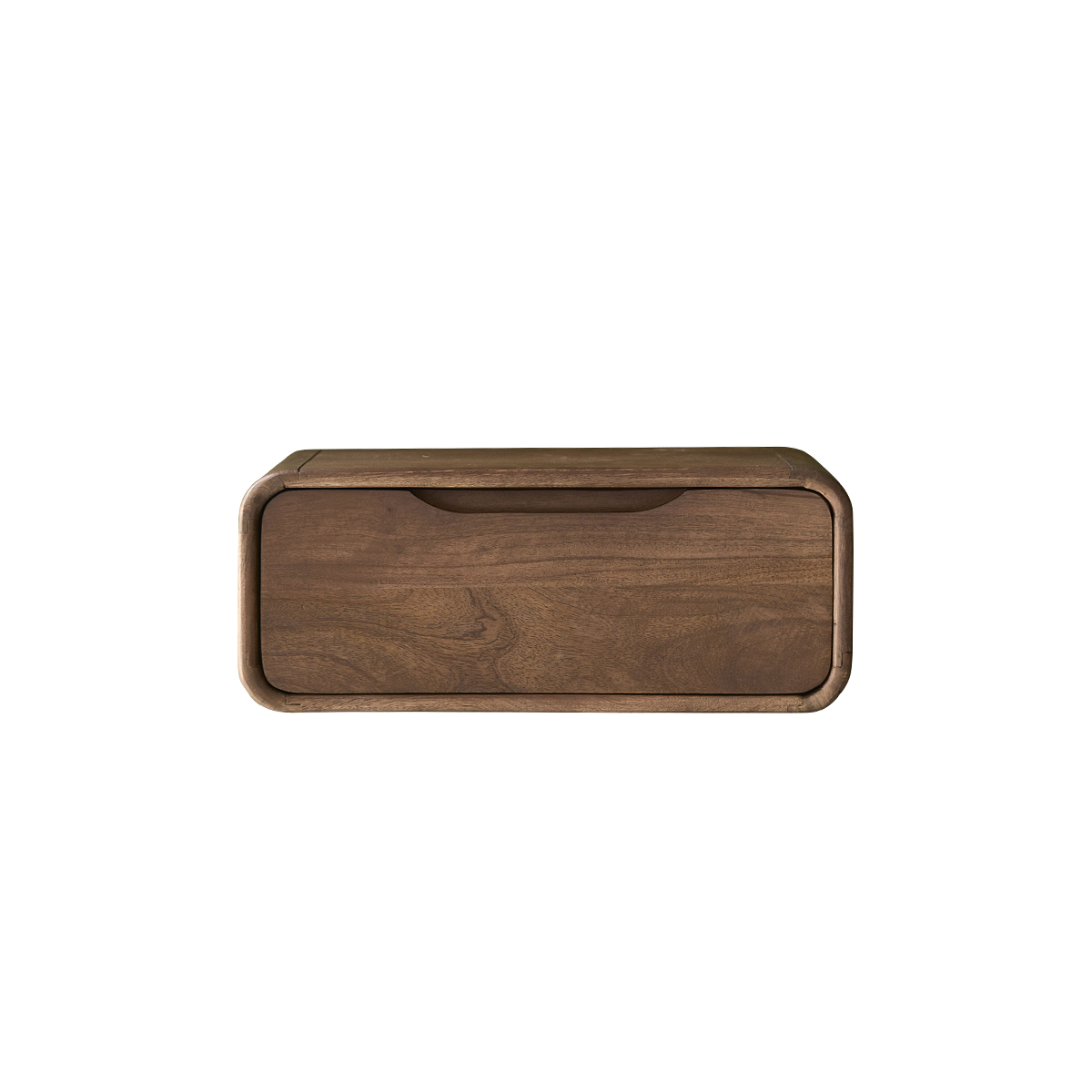 SOFIA - Mesita de noche de madera maciza de mango, 50 cm