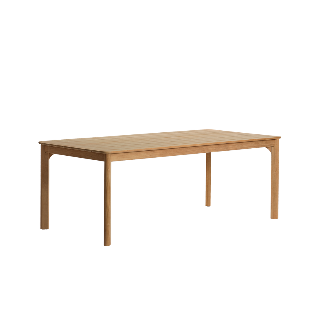PIANA - Mesa de jardín de teca maciza para 8 personas.