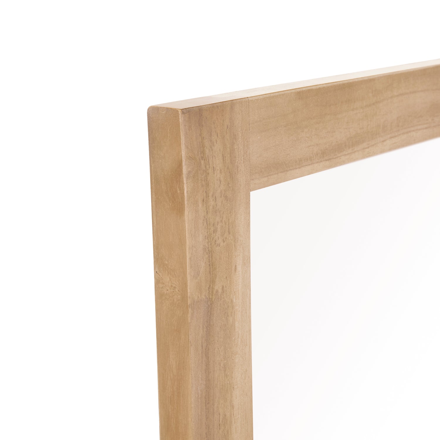 Espejo de teca maciza 80x50 cm