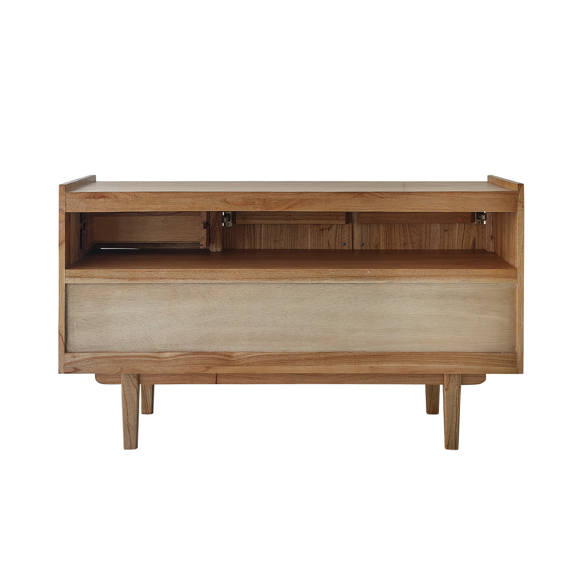 FIFTIES - Mueble de lavabo de mindi macizo 135 cm