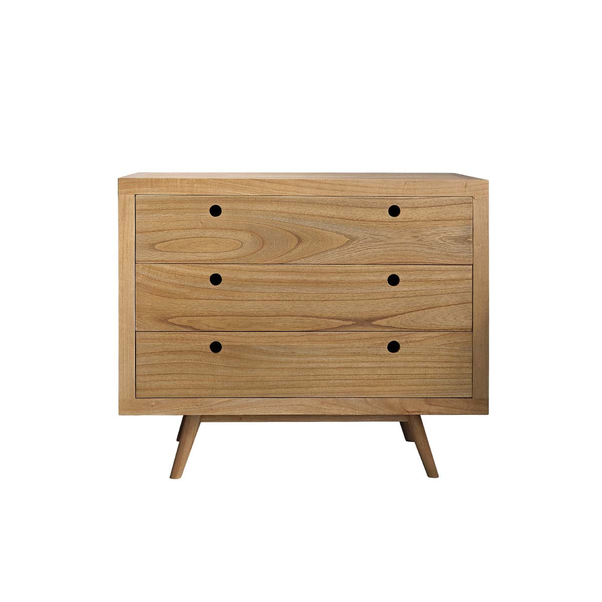 ESMEE - Cómoda de mindi macizo de 110 cm