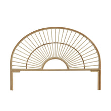 Cabecero redondo de ratán 160 cm