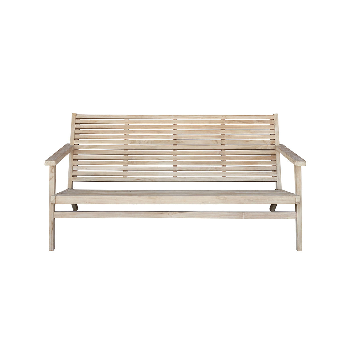 MALTE - Banco de teca maciza de 160 cm