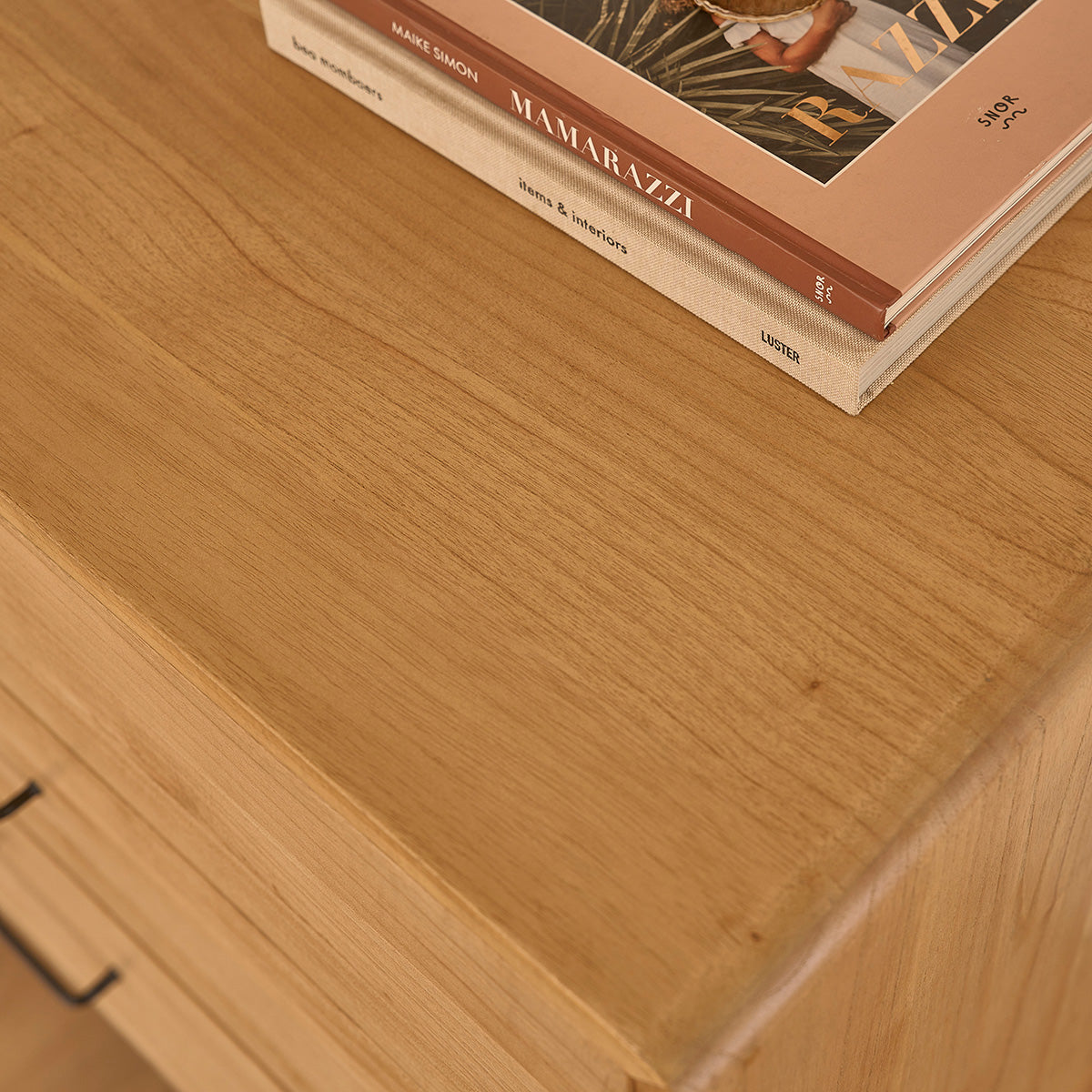 LEOPOLD - Aparador vintage de mindi macizo 90 cm